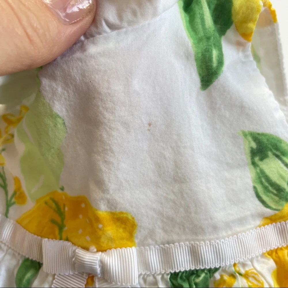 Gymboree lemon dress